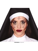 Fiestas Guirca Gezichtssticker gothic non