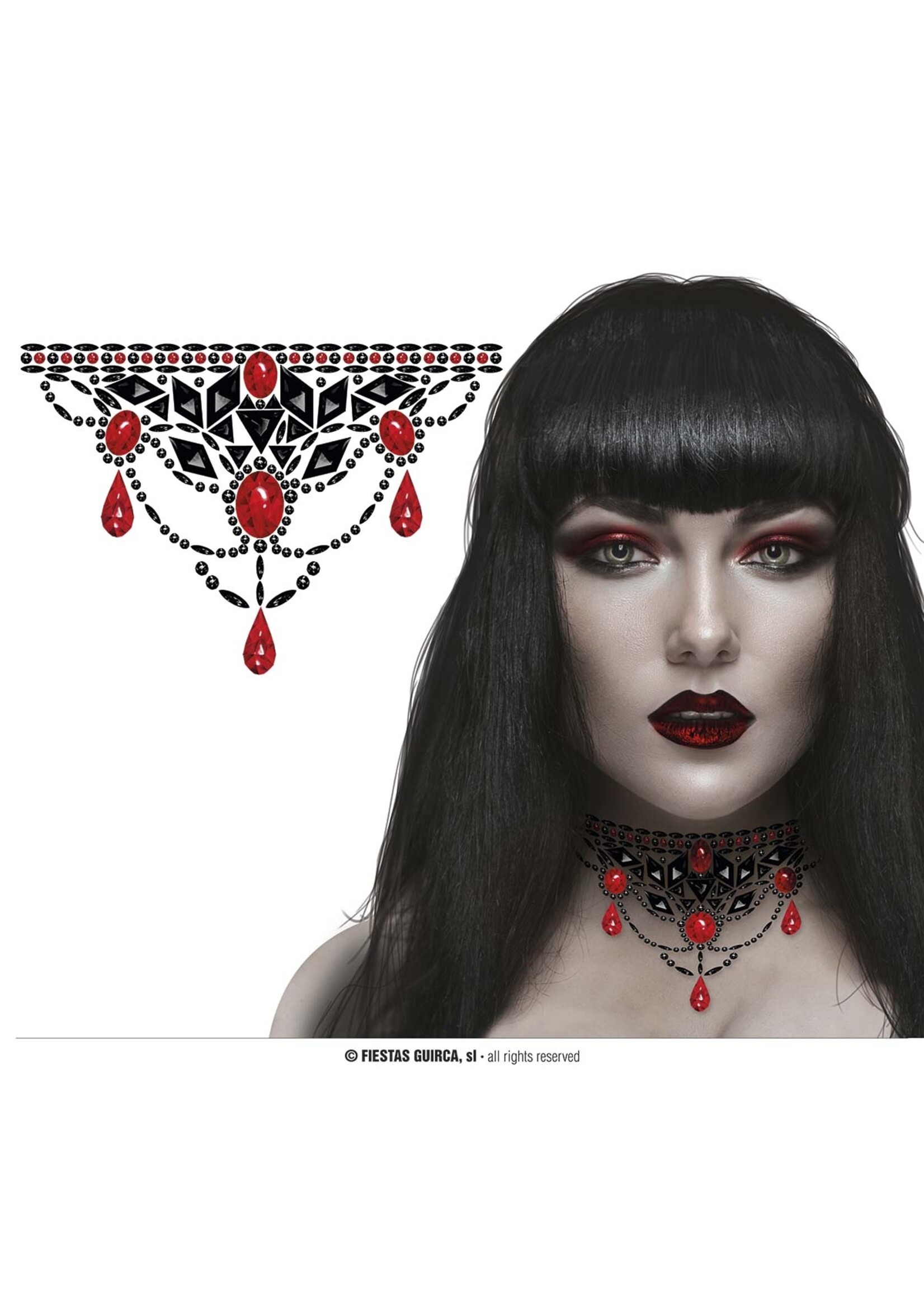Fiestas Guirca Neksticker gothic juwelen