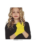 Feestkleding Breda Gele handschoenen kinderen