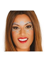 Feestkleding Breda Gezicht sticker Glow in the dark