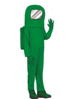 Fiestas Guirca Kinderkostuum Groene Astronaut