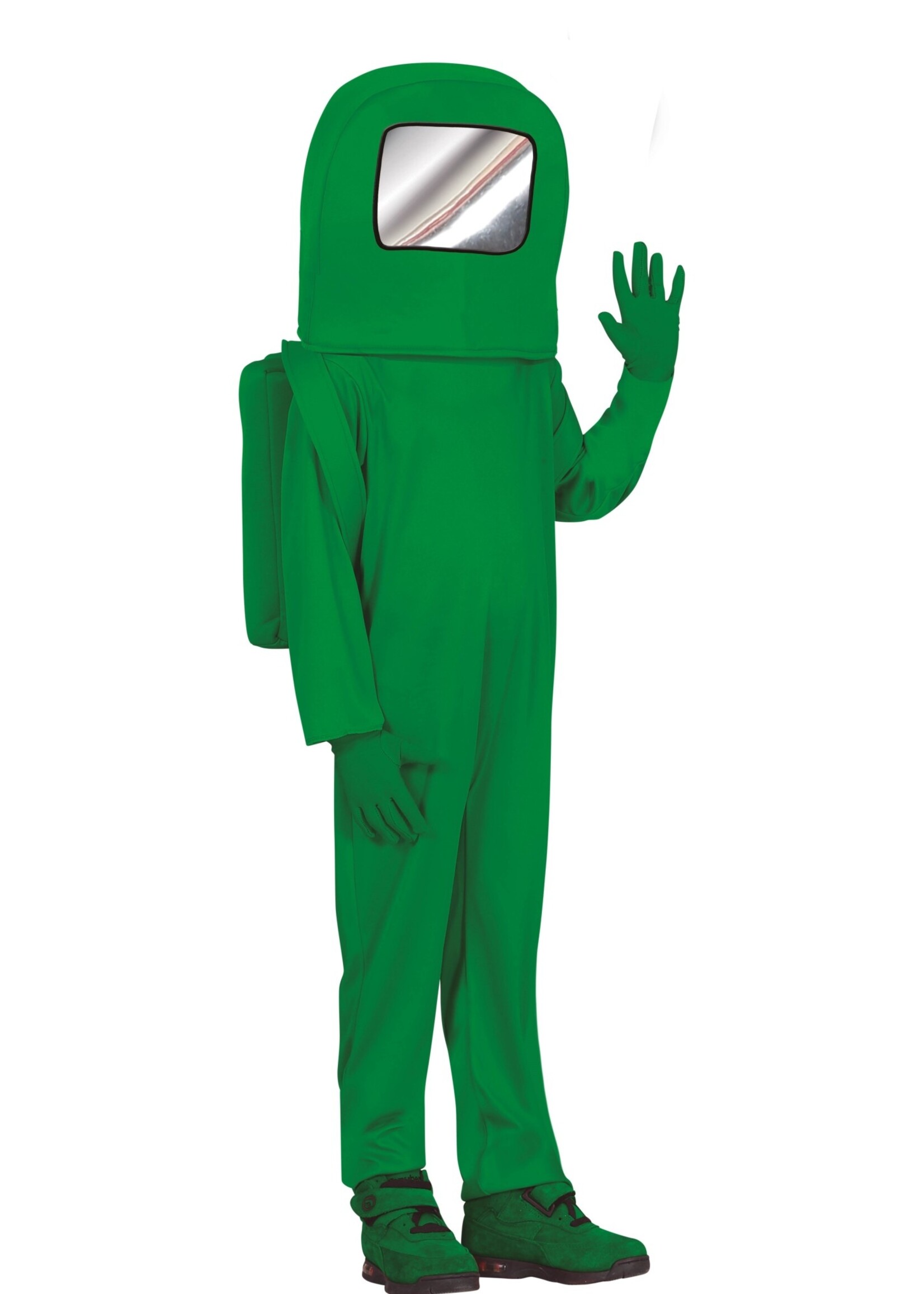 Fiestas Guirca Kinderkostuum Groene Astronaut