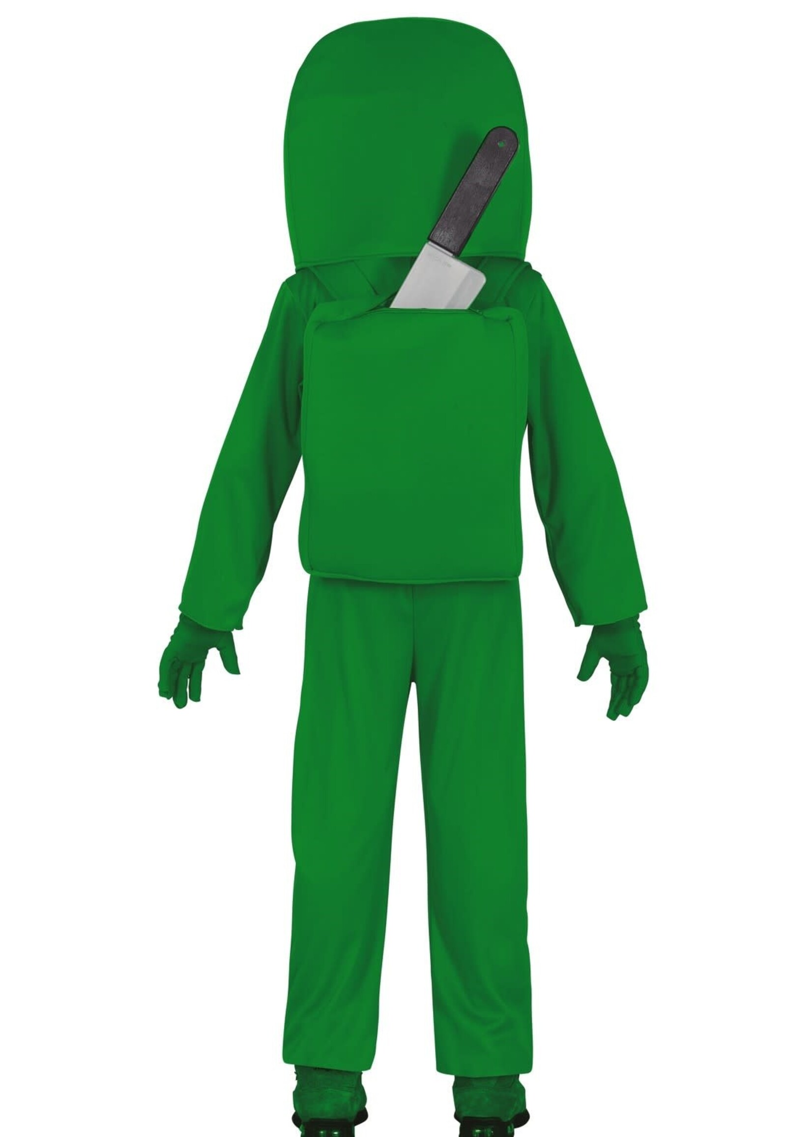 Fiestas Guirca Kinderkostuum Groene Astronaut