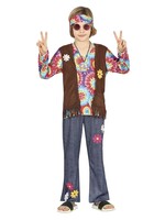 Feestkleding Breda Kinderkostuum hippie jongen