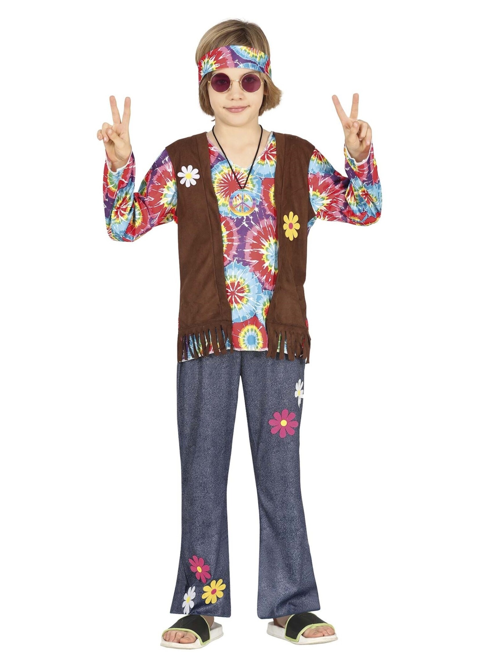 Feestkleding Breda Kinderkostuum hippie jongen