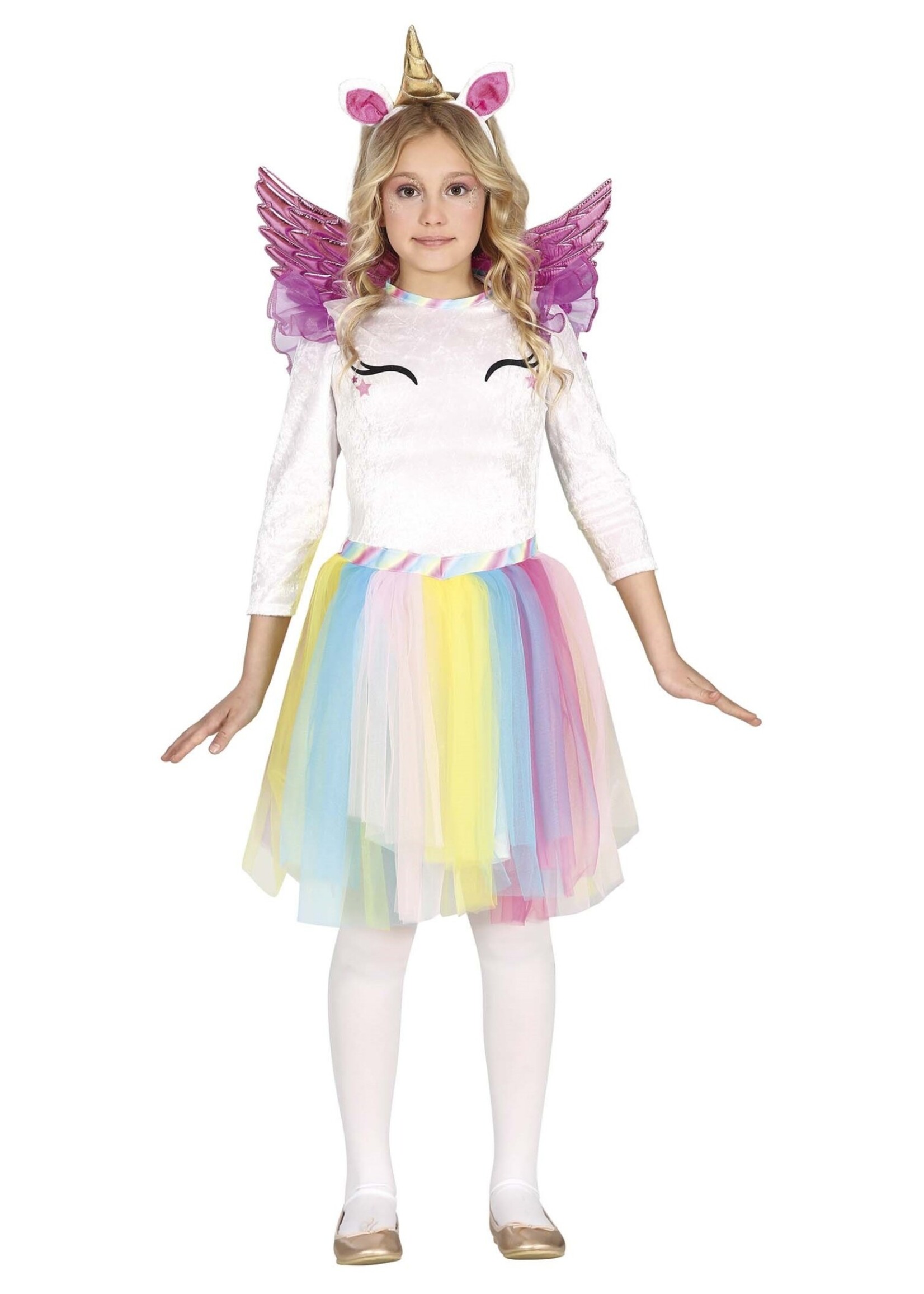 Fiestas Guirca Kinderkostuum Regenboog Unicorn