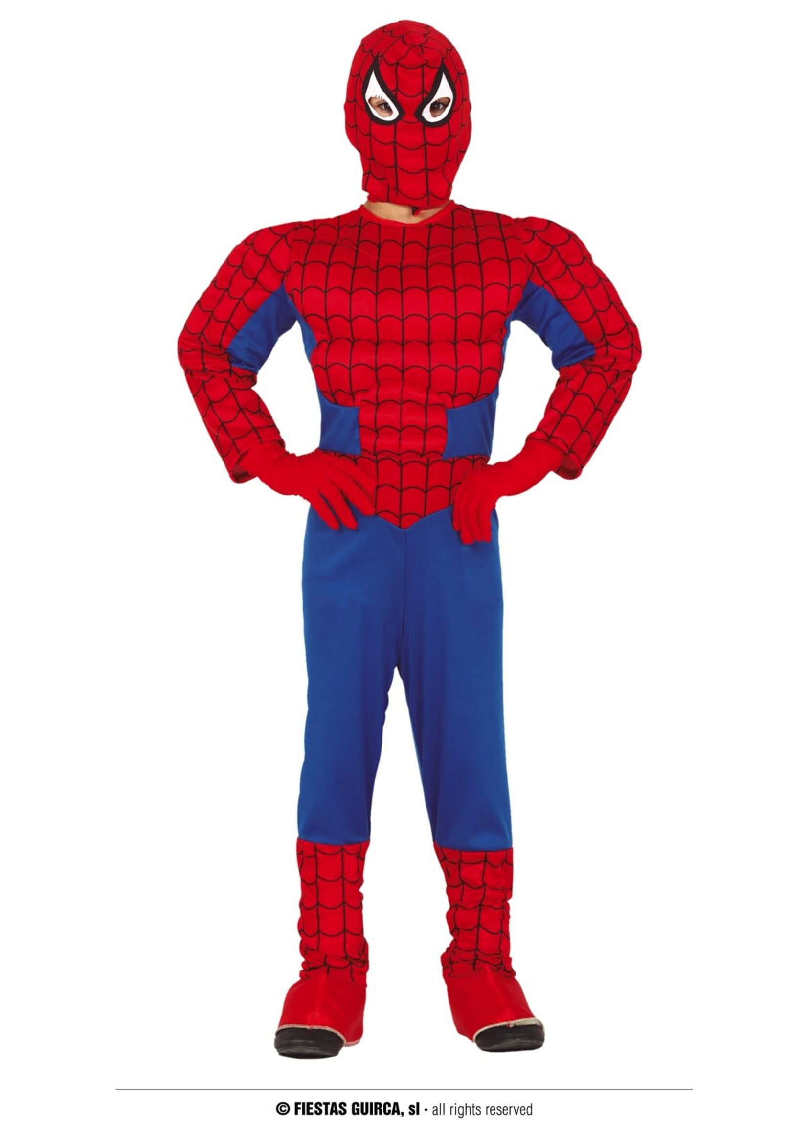 Feestkleding Breda Spinnenman kinderkostuum