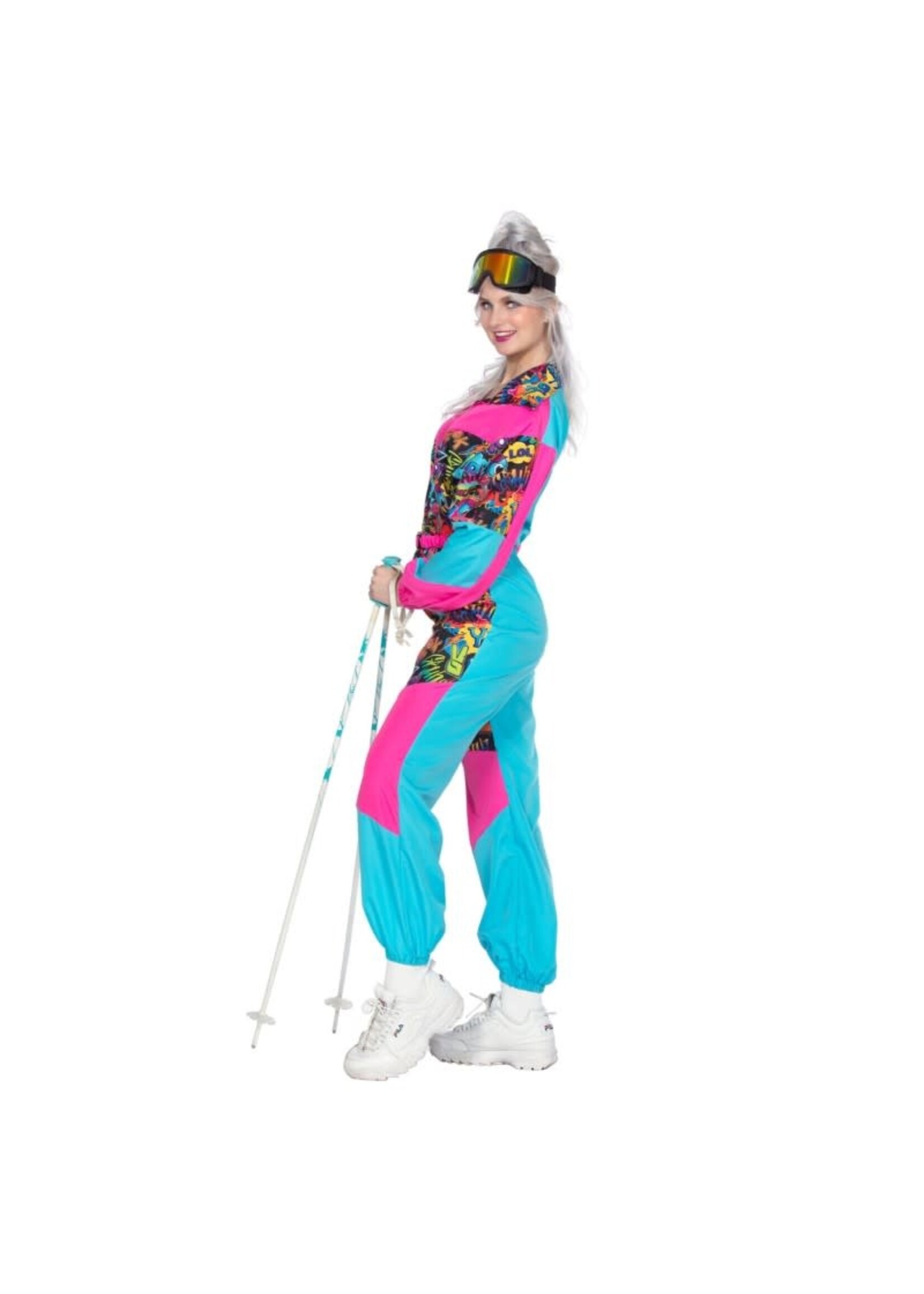 Feestkleding Breda Skipak retro 80's print dames