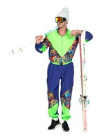 Feestkleding Breda Skipak retro 80's print heren