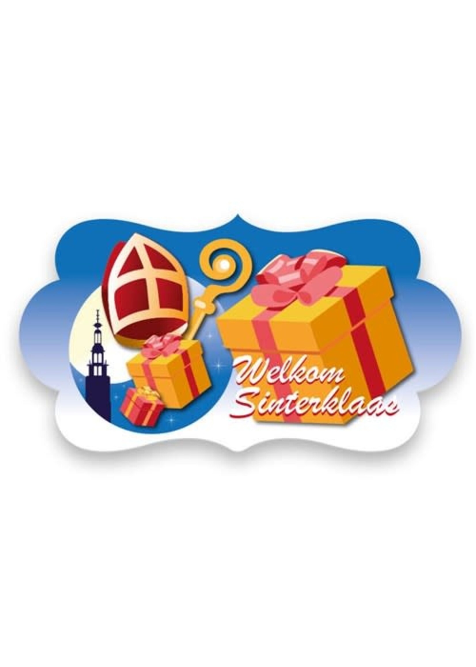 Haza-Witbaard Welkomst bord sinterklaas