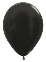 Sempertex Ballonnen Metallic Black 580 - 12 stuks