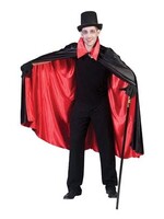 Feestkleding Breda Cape Dracula zwart / rood