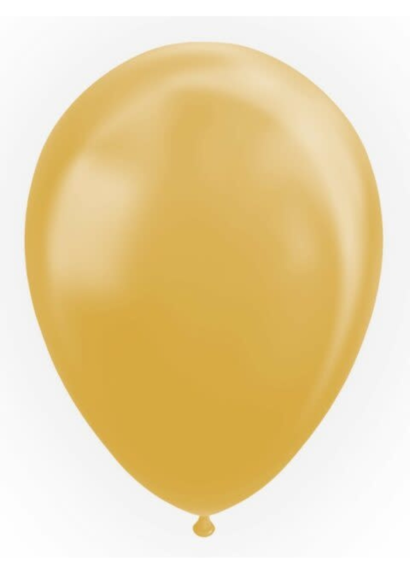 Feestkleding Breda Ballonnen metallic goud  10 stuks