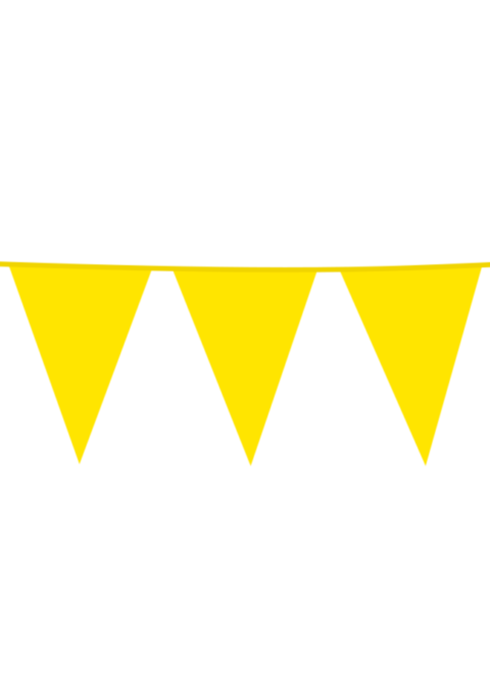 Feestkleding Breda Vlaggenlijn Giga geel 30x45 cm