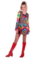 Feestkleding Breda Hippie dame "Luna of Moon" Batik