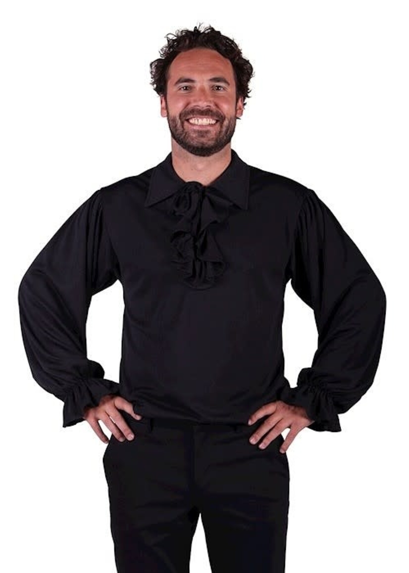 Thetru Blouse piraat/middeleeuwen zwart