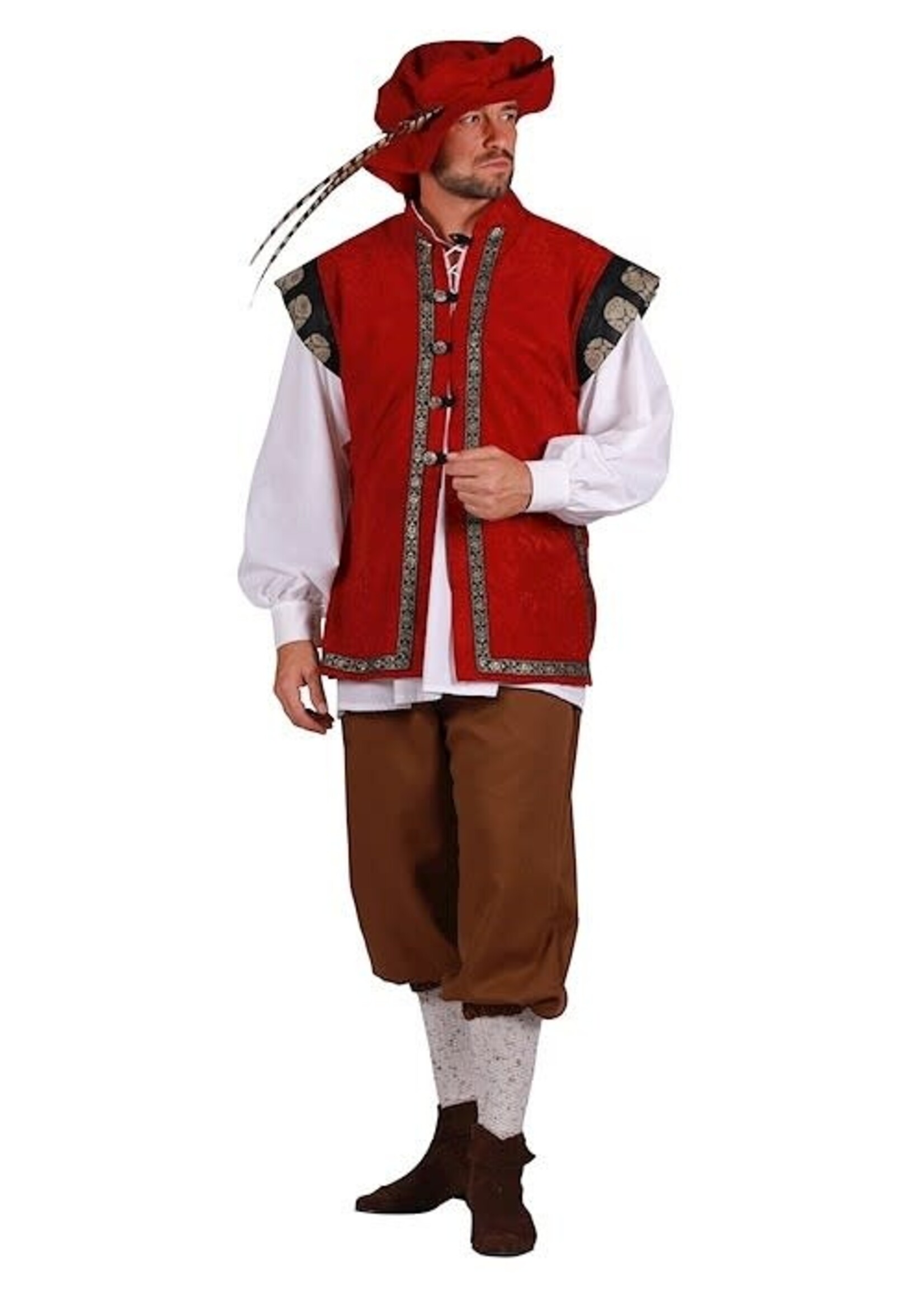 Thetru Middeleeuwse Marktman kostuum "luxe"