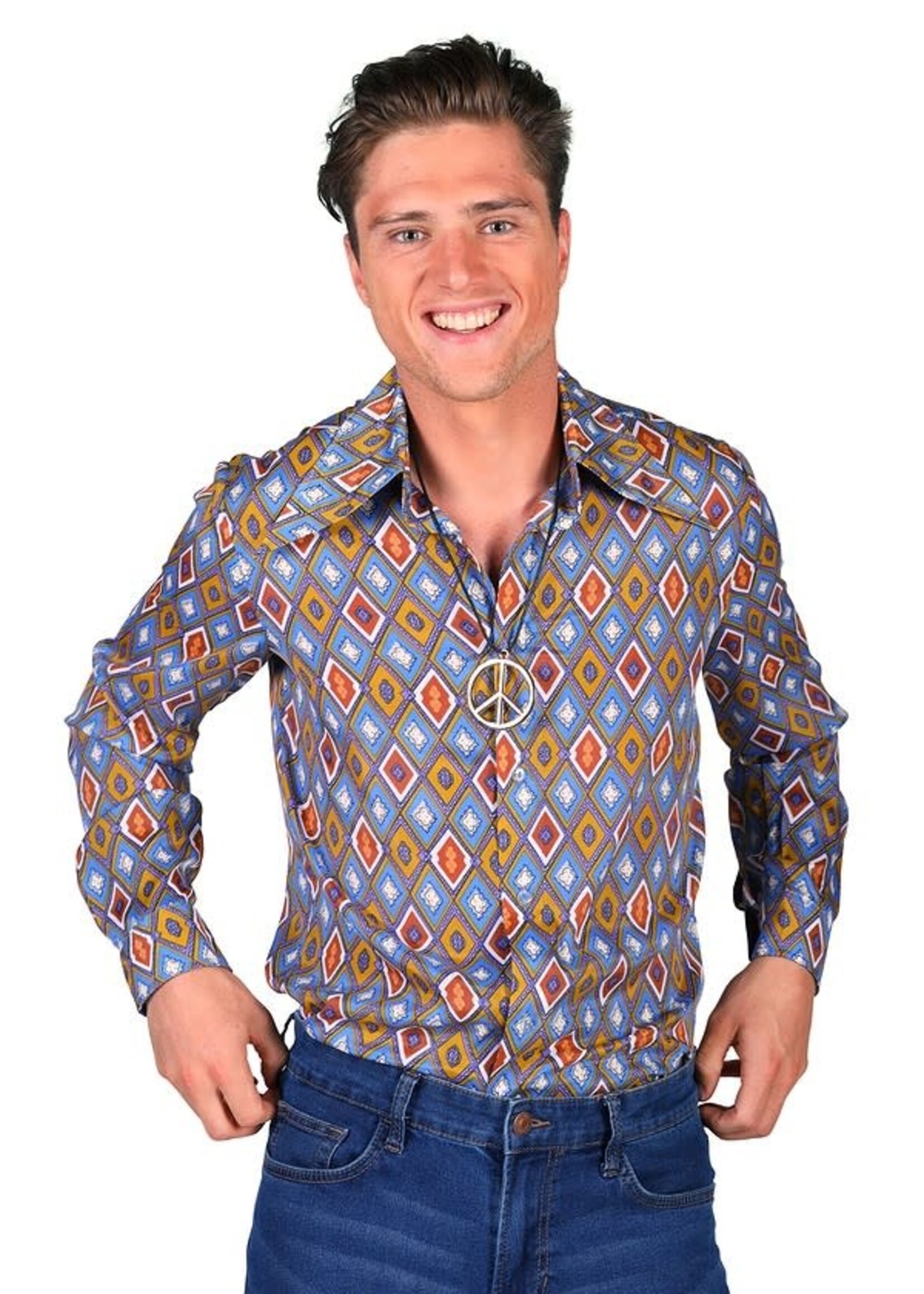 Thetru Hippie herenhemd Vintage