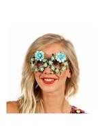 Feestkleding Breda Bril ''Flower'' Turquoise