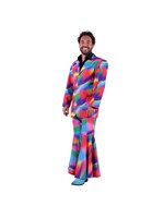 Feestkleding Breda Hippie kostuum "Broadwayne" neon man