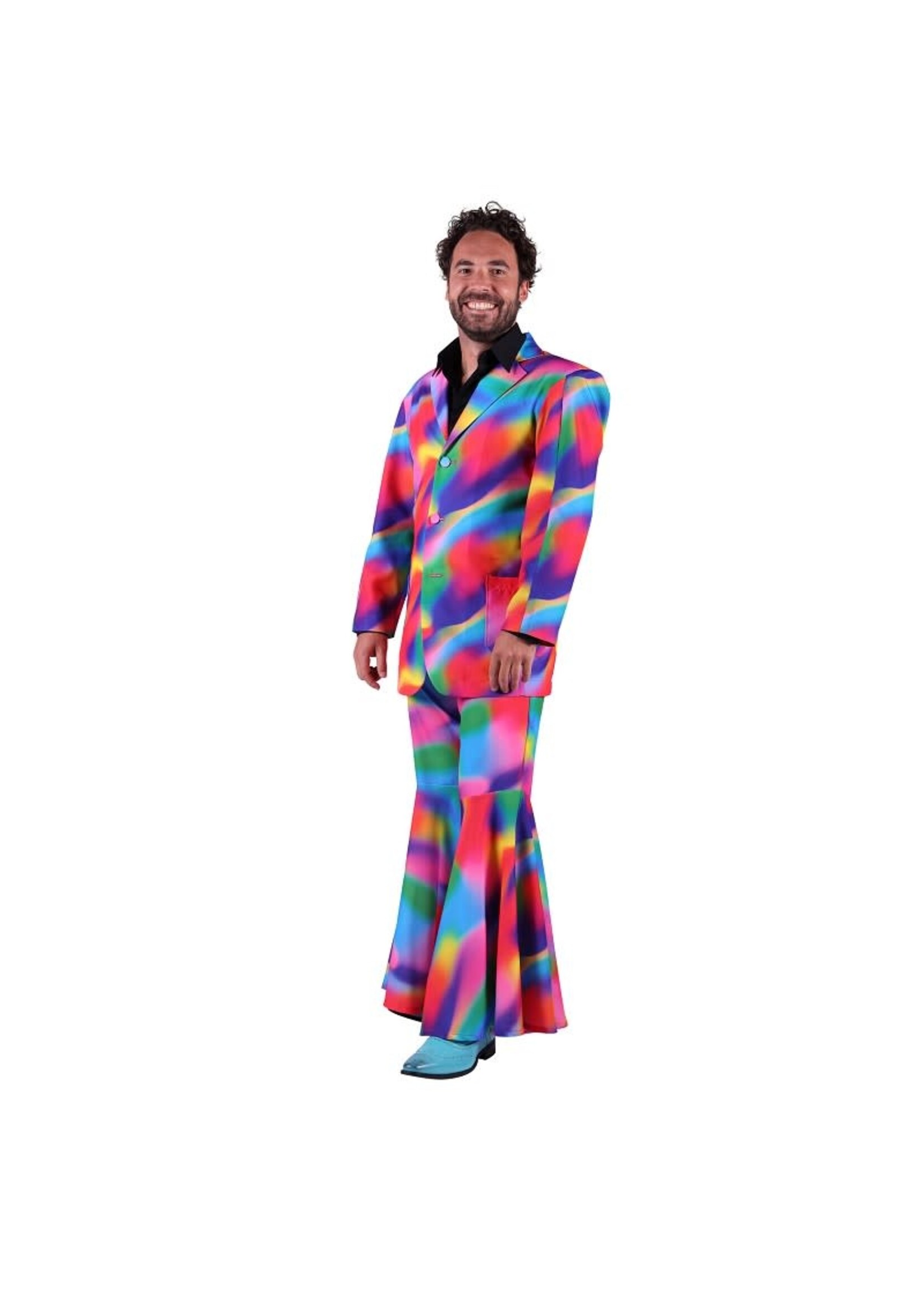 Feestkleding Breda Hippie kostuum "Broadwayne" neon man