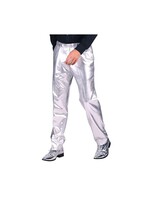 Feestkleding Breda Broek metallic zilver mannen