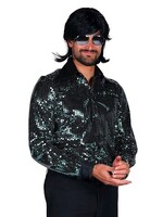 Thetru Disco herenblouse "Night Fever" Turqouise