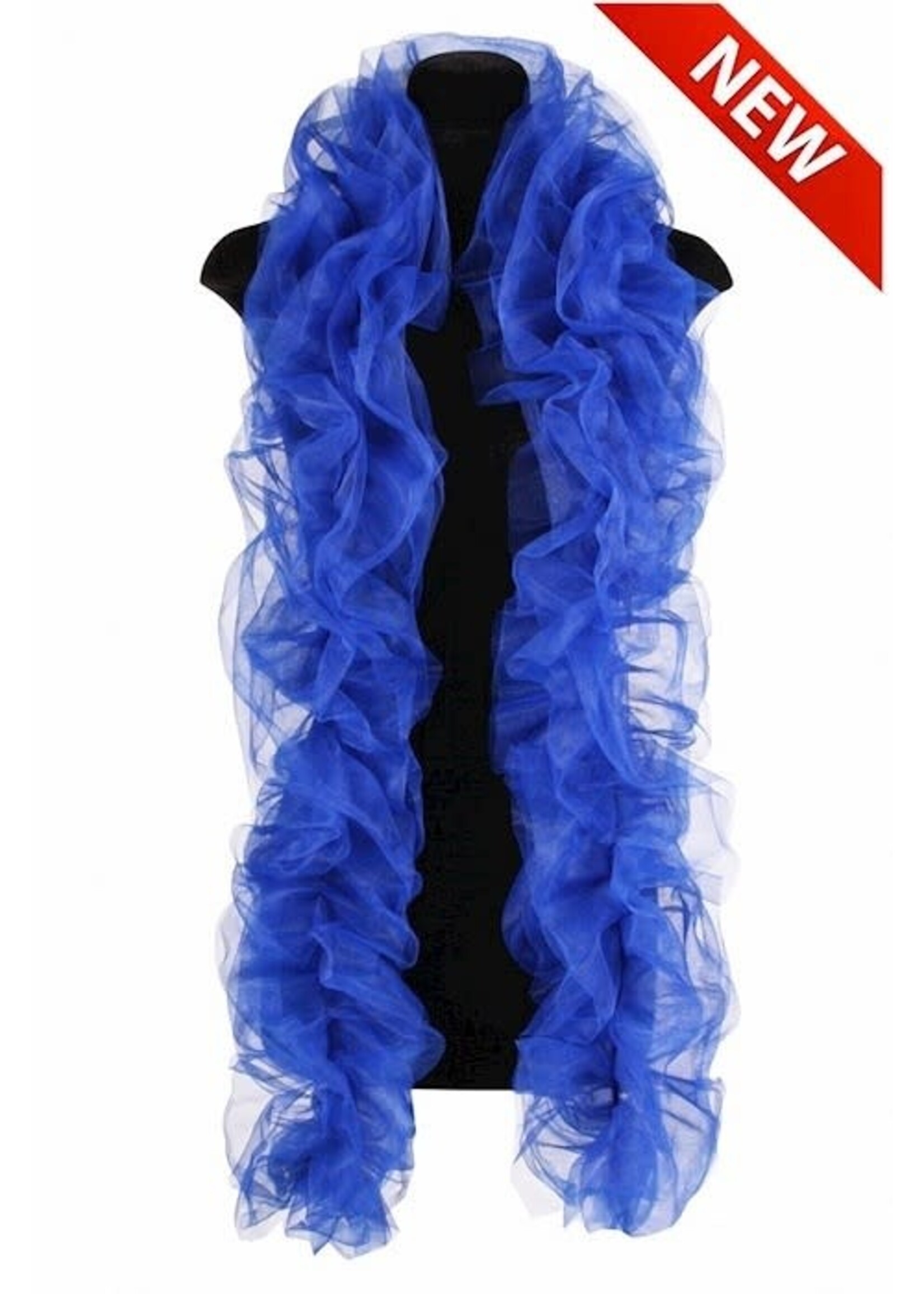 Feestkleding Breda Organza Boa Deluxe Blauw