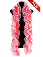 Feestkleding Breda Organza Boa Deluxe Rood/Wit