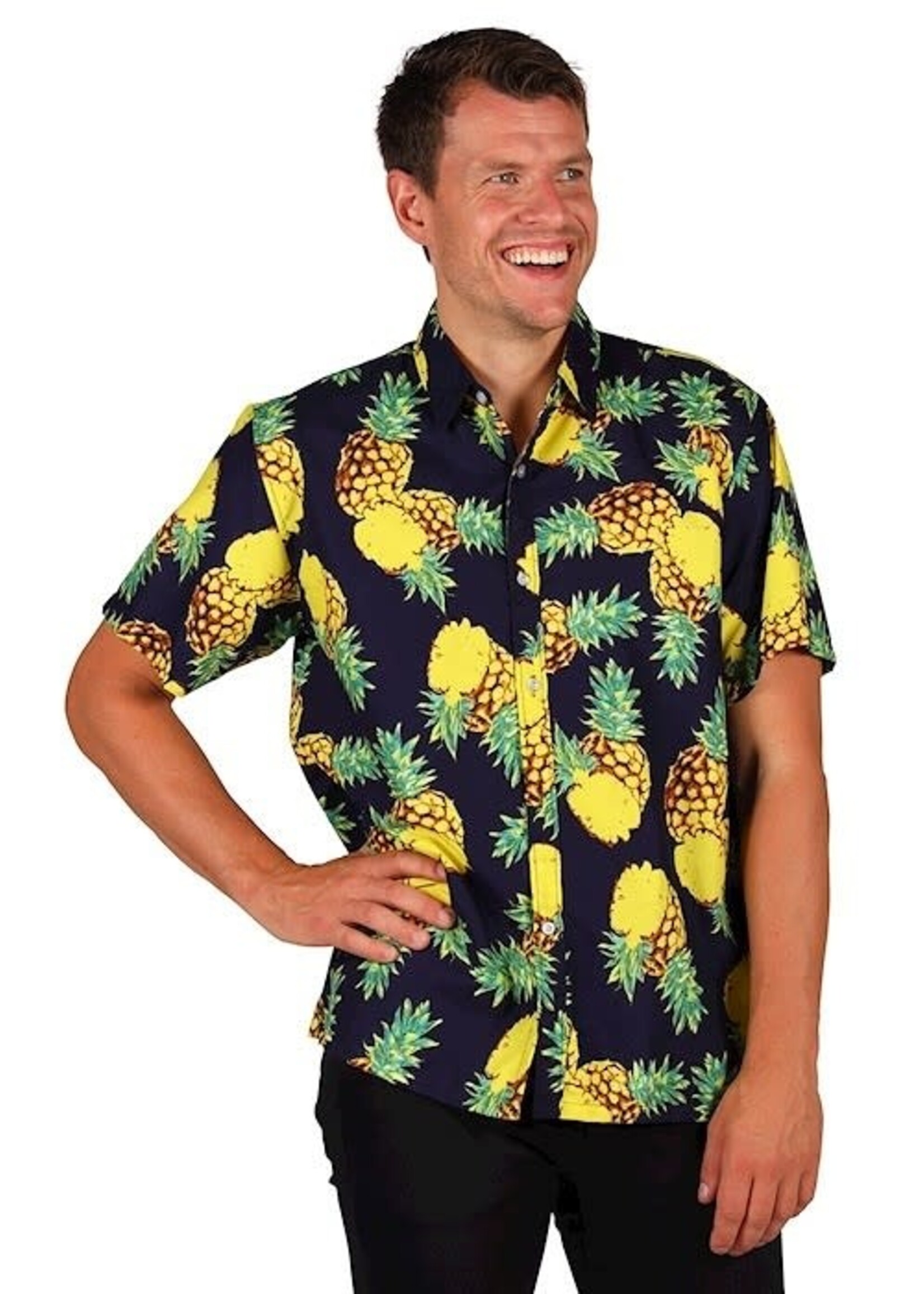 Feestkleding Breda Hawaii shirt, Pineapple