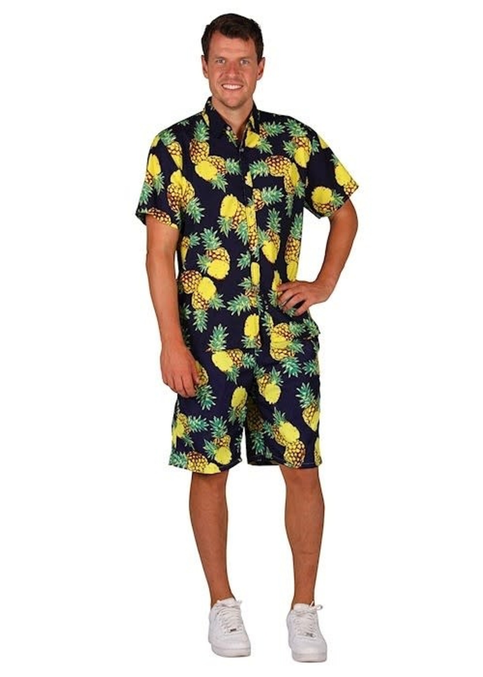 Feestkleding Breda Hawaii shorts, Ananas