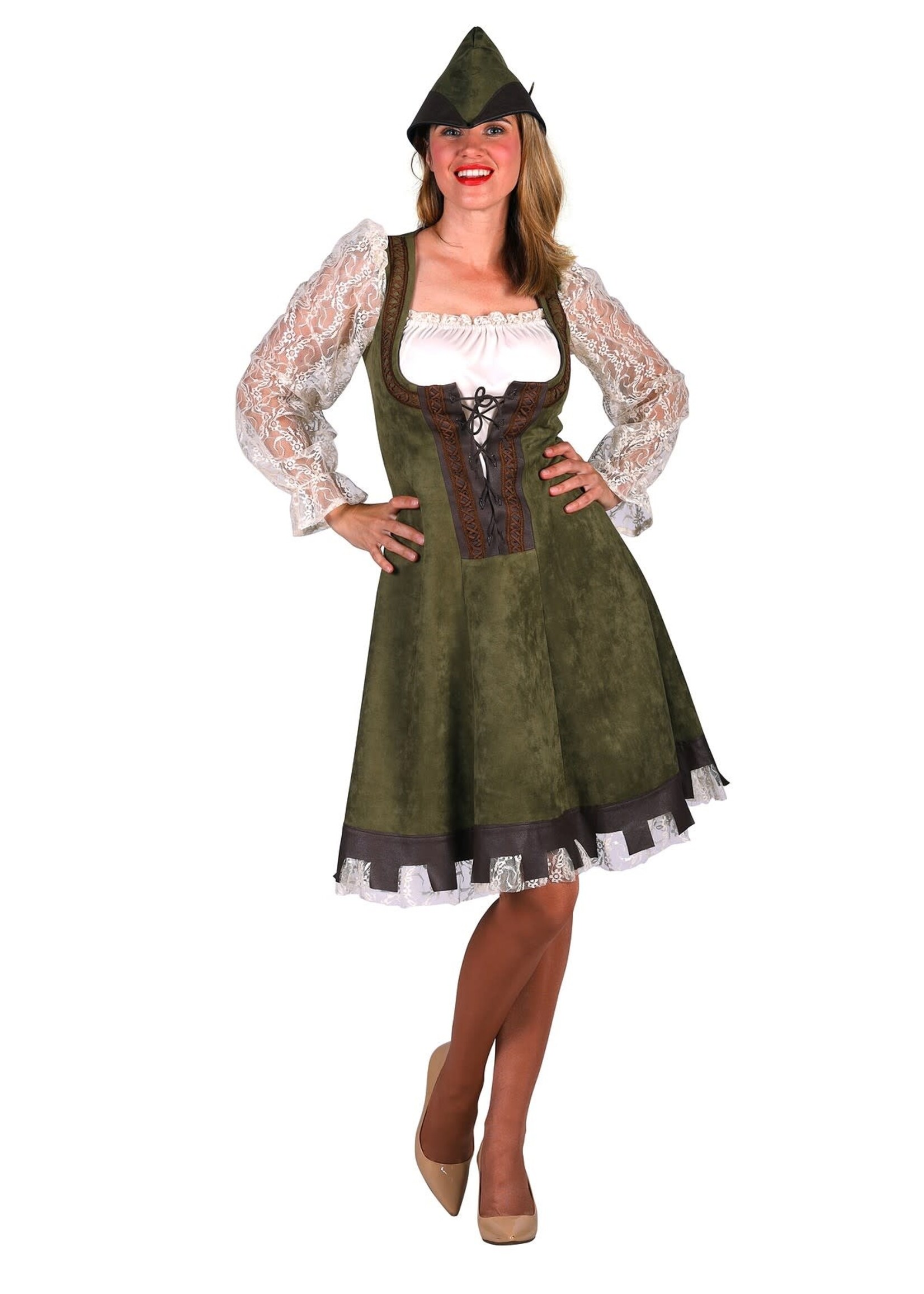 Feestkleding Breda Robin Hood dame