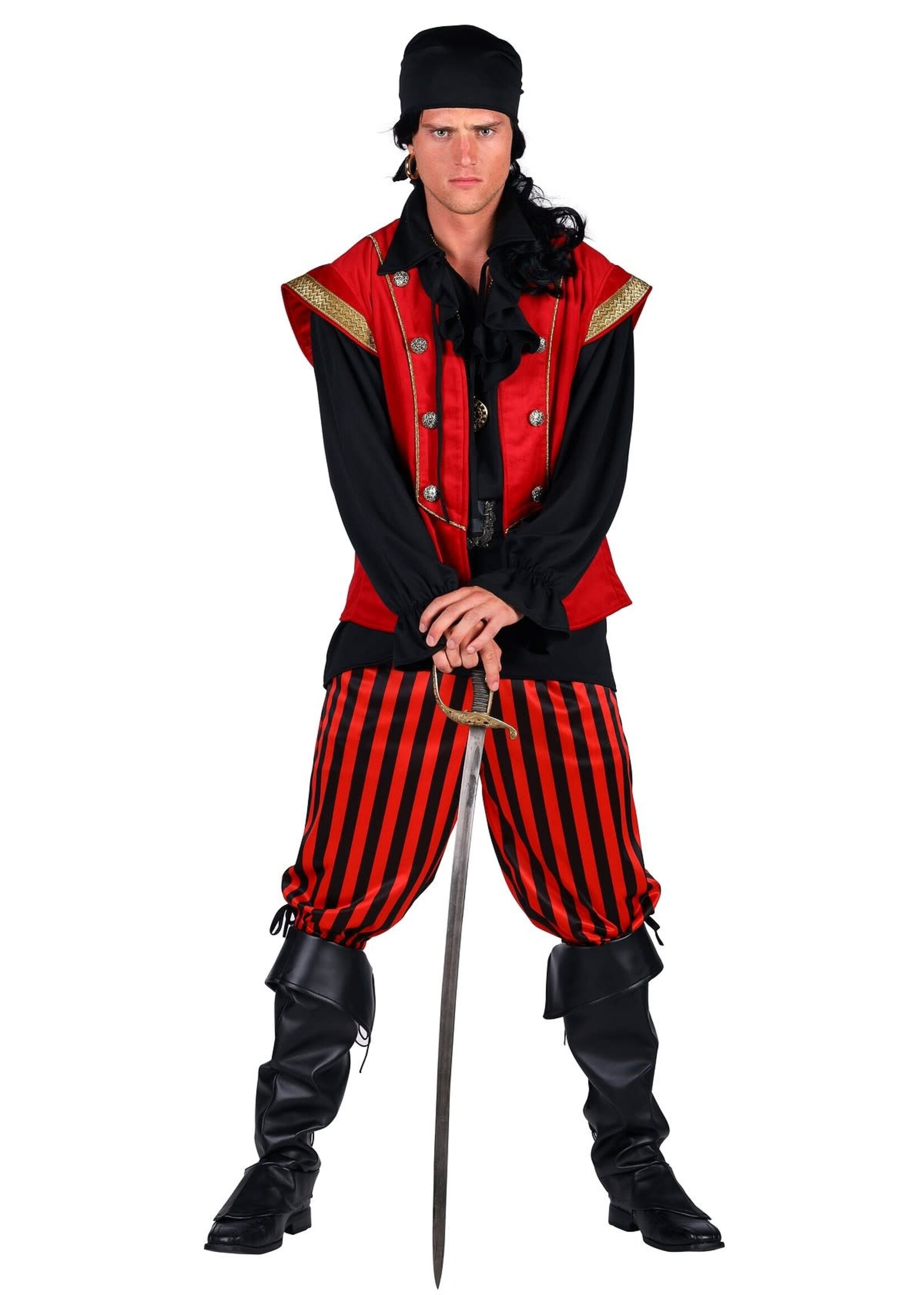 Thetru Heren Piratenkostuum "Black Beard"