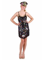 Thetru Meerkleurige cocktailjurk