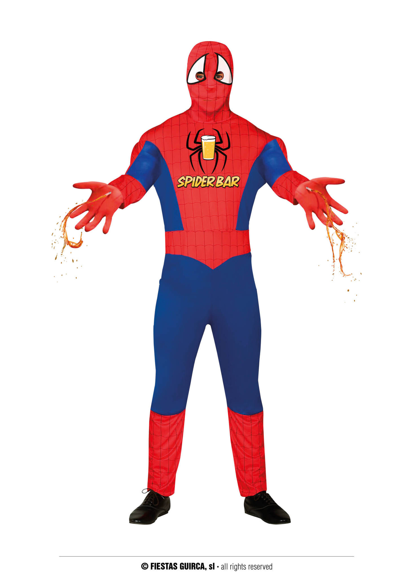 Feestkleding Breda Spiderbar kostuum