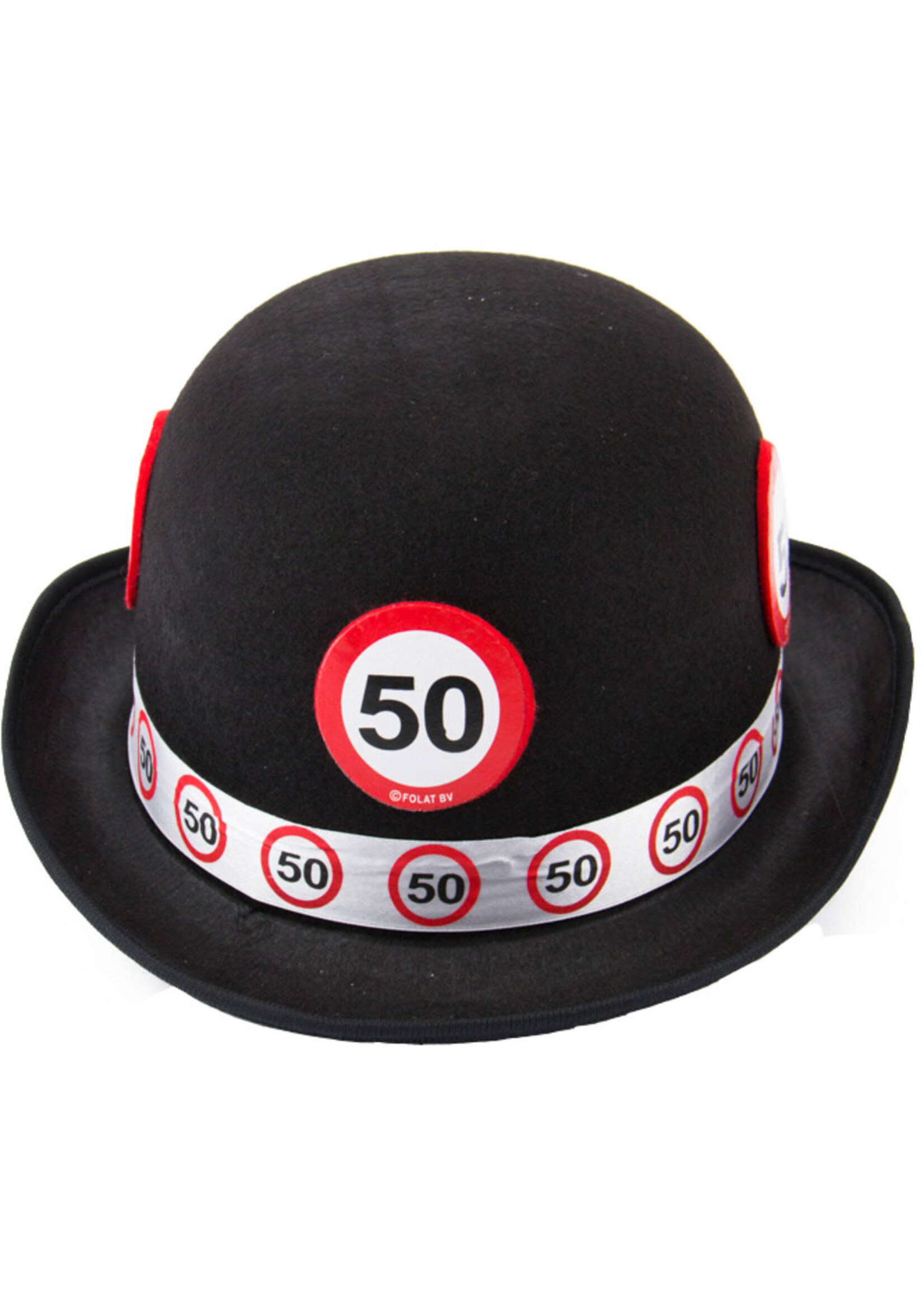 Folat Bolhoed verkeersbord 50