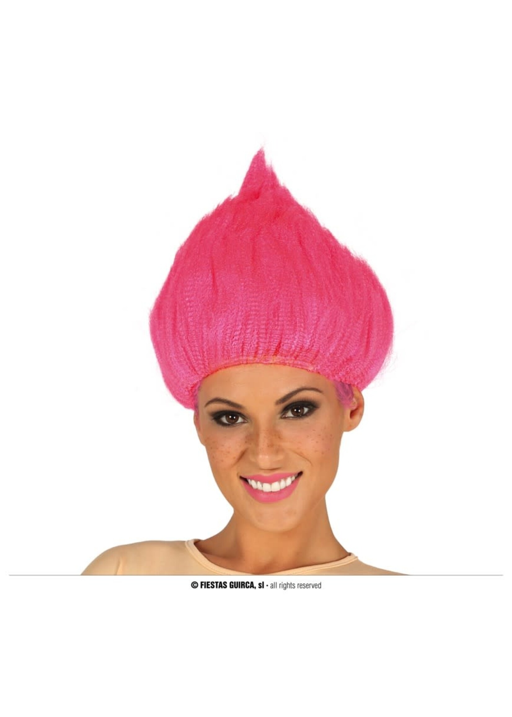 Fiestas Guirca Pruik roze dwerg