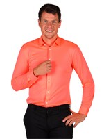 Feestkleding Breda Herenhemd "Basic colours" Neon Oranje