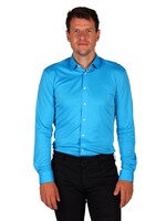 Feestkleding Breda Herenhemd "Basic colours" Turquoise