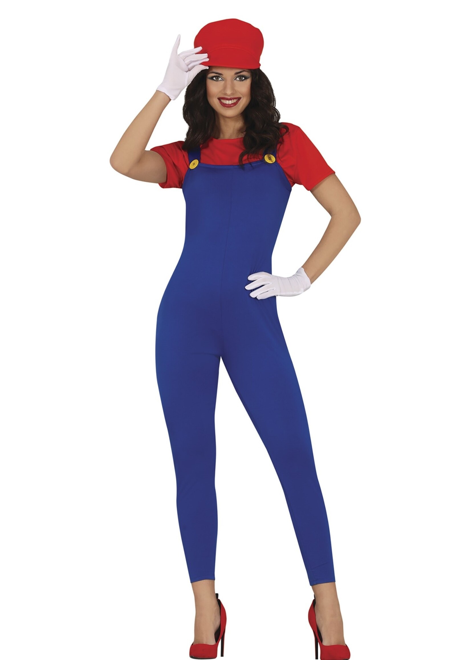 Feestkleding Breda Loodgieter rood dame