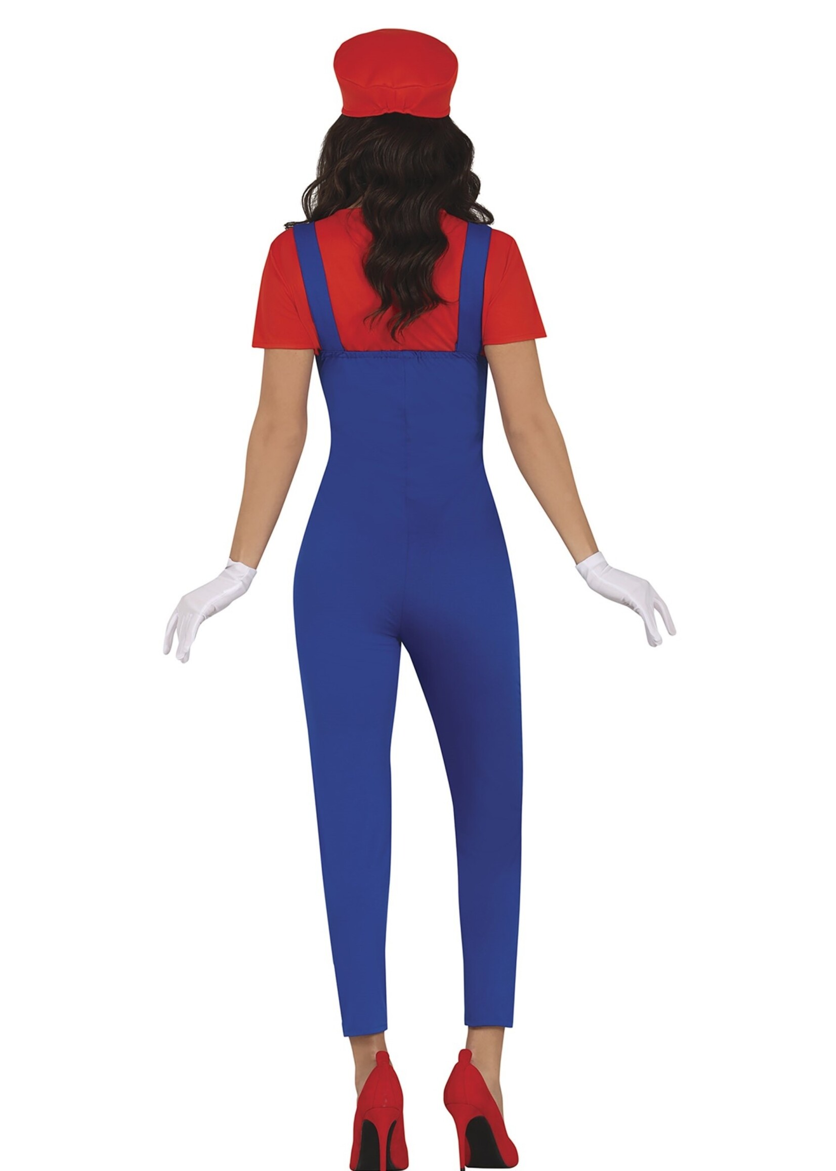 Feestkleding Breda Loodgieter rood dame