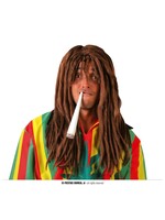 Feestkleding Breda Pruik rasta man