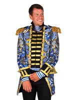 Thetru Herenjas African look, Blauw-Wit