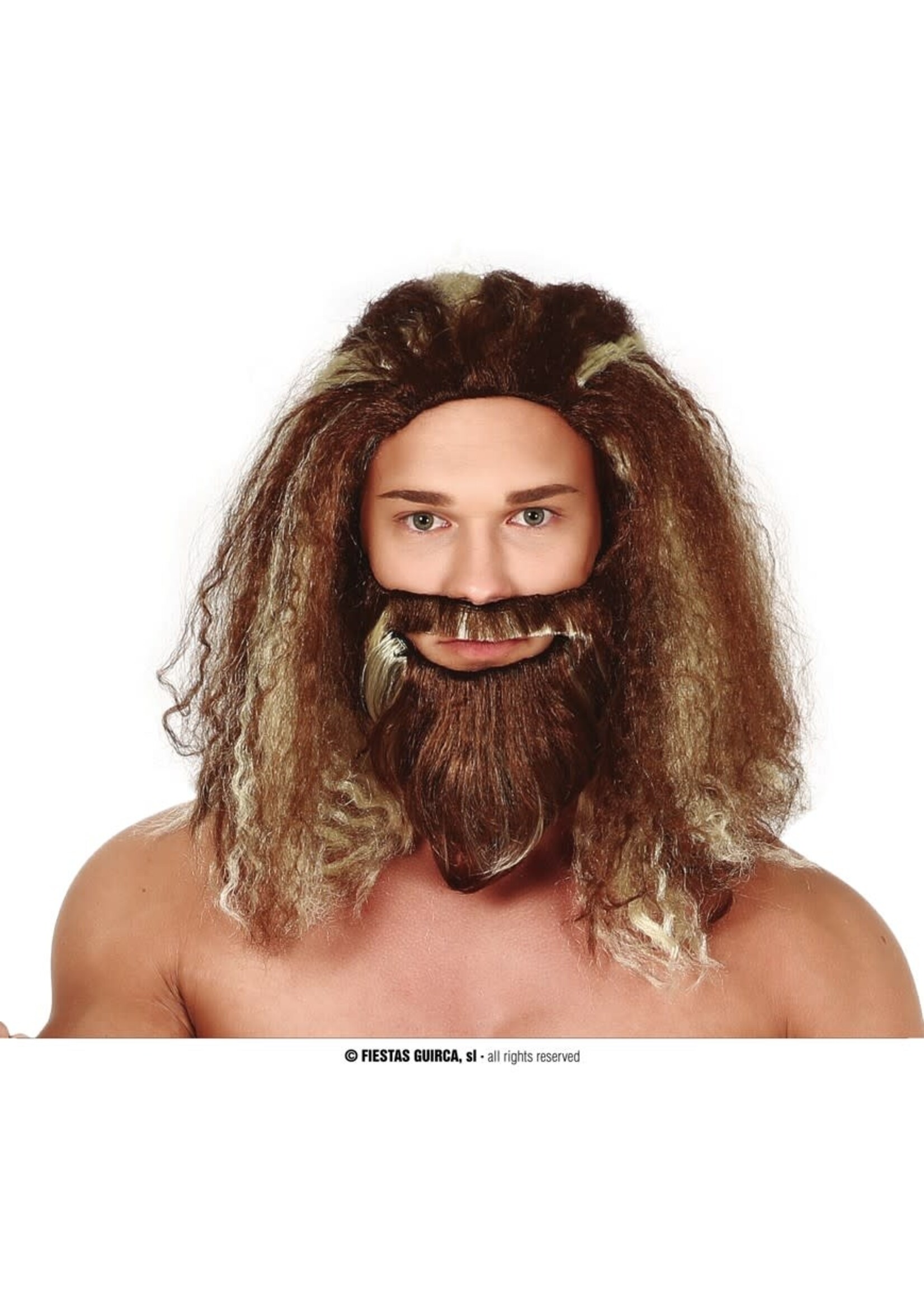 Feestkleding Breda Heren pruik zeeheld