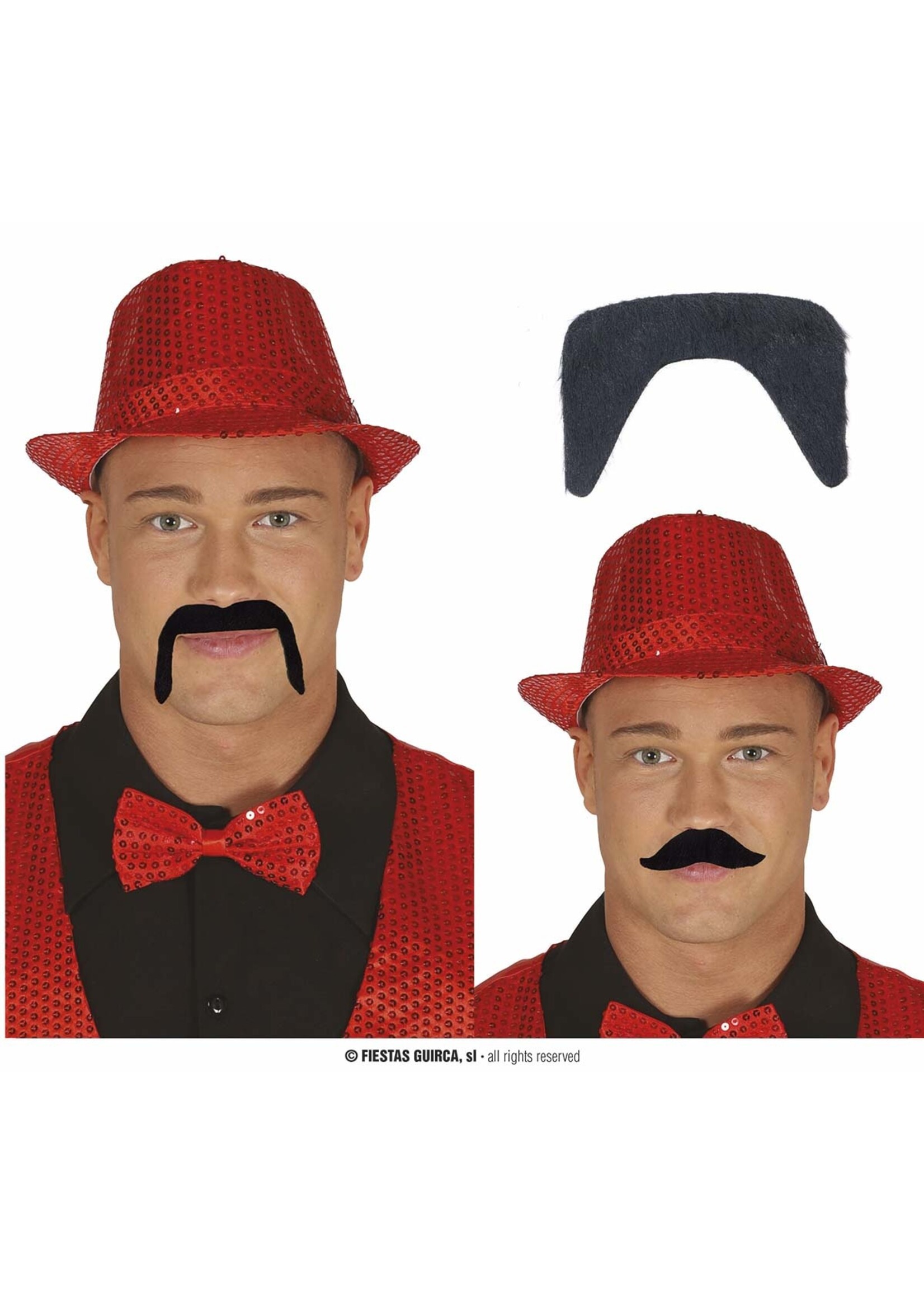 Fiestas Guirca Zwarte snor