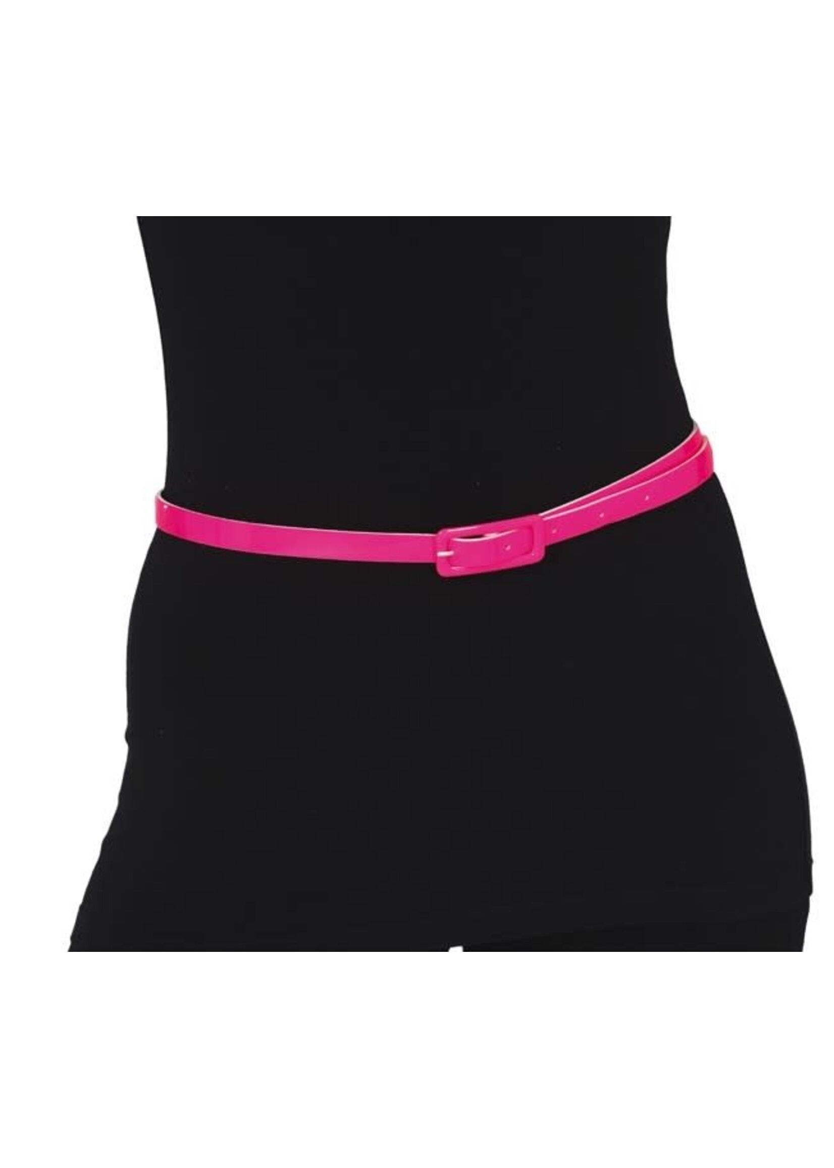 Feestkleding Breda Riem neon roze