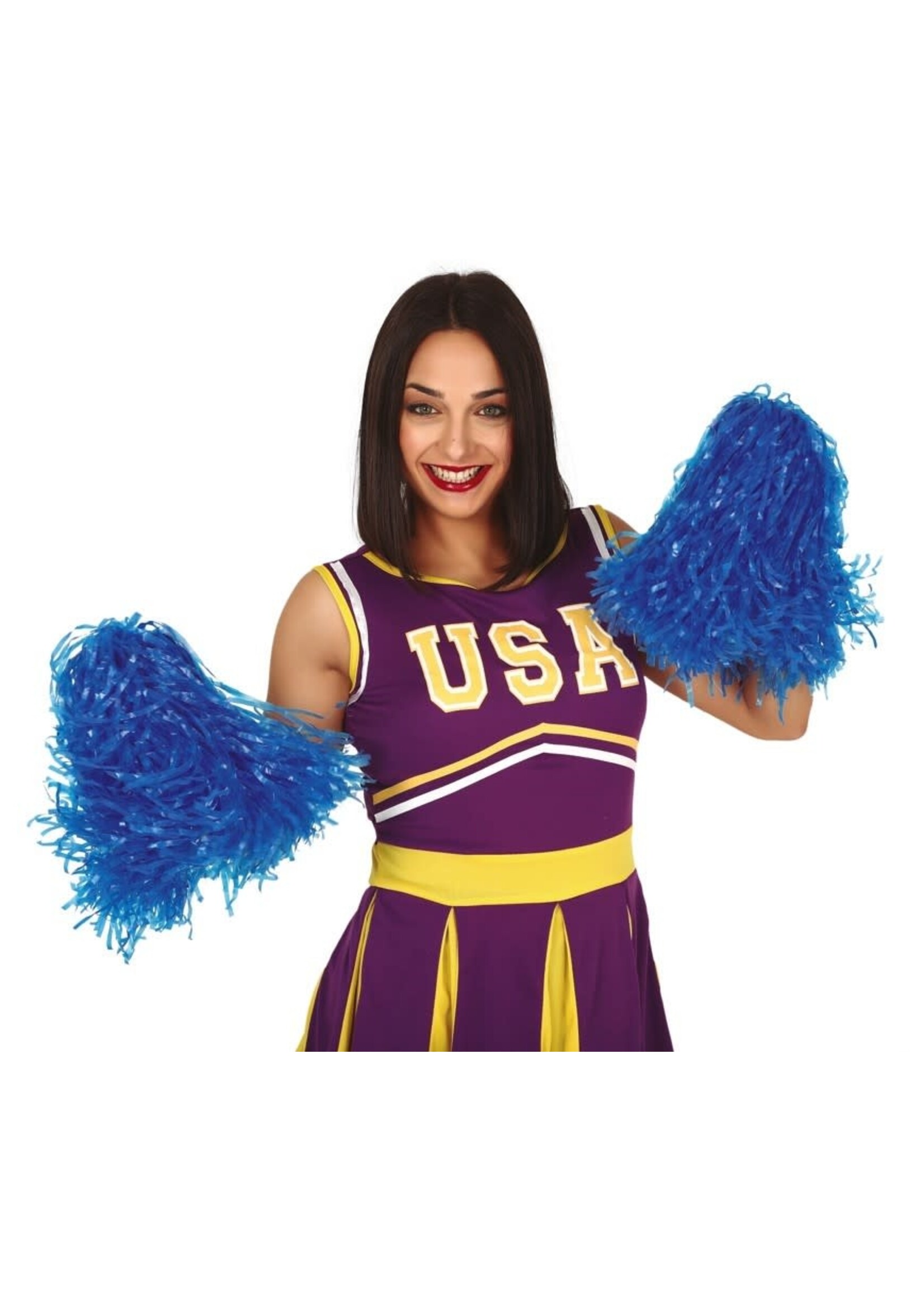 Fiestas Guirca Pompons blauw