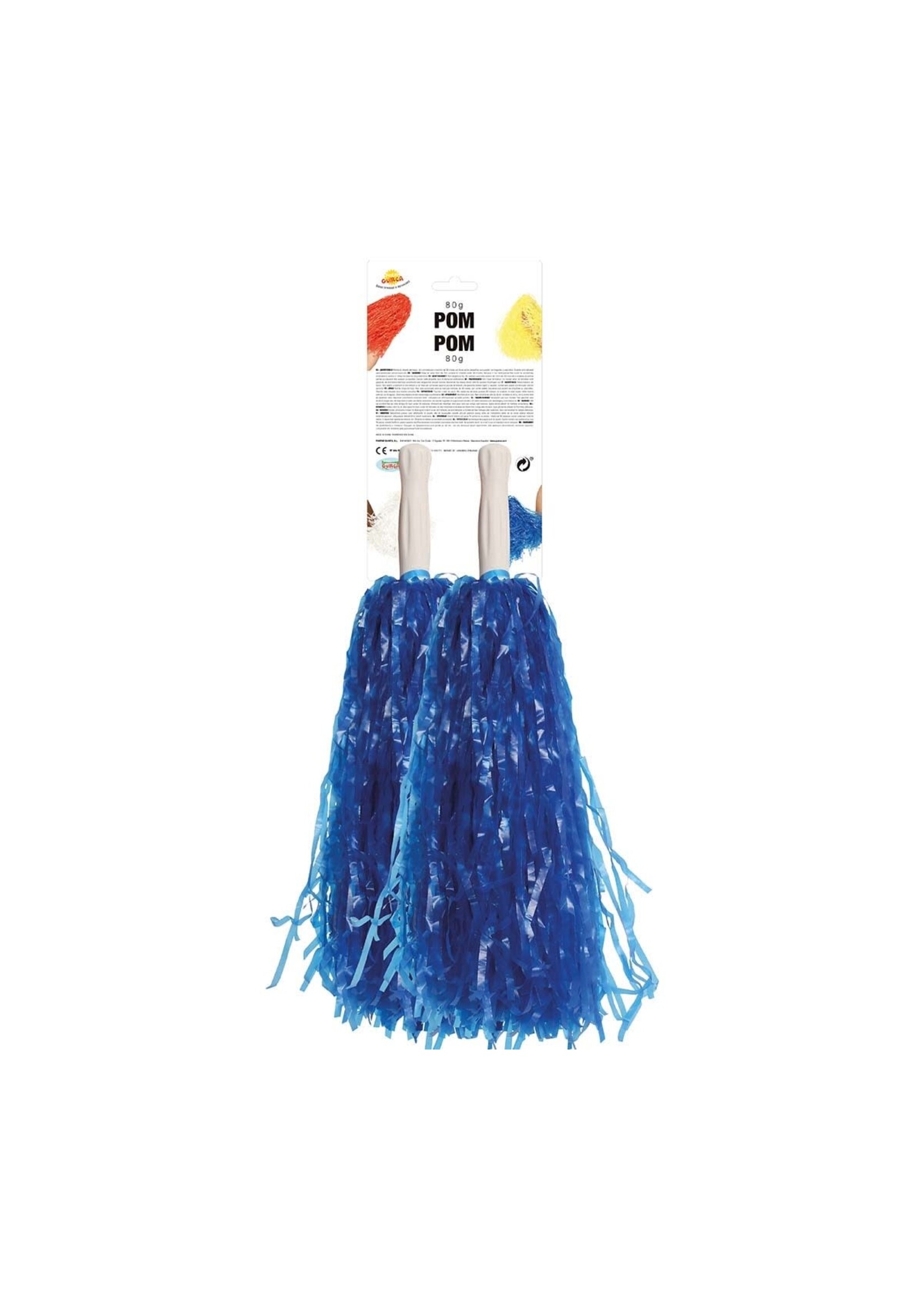 Feestkleding Breda Pompoms blauw