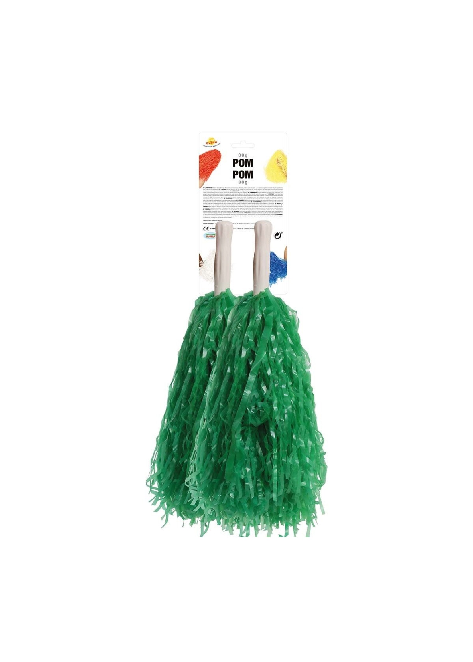 Feestkleding Breda Pompoms groen