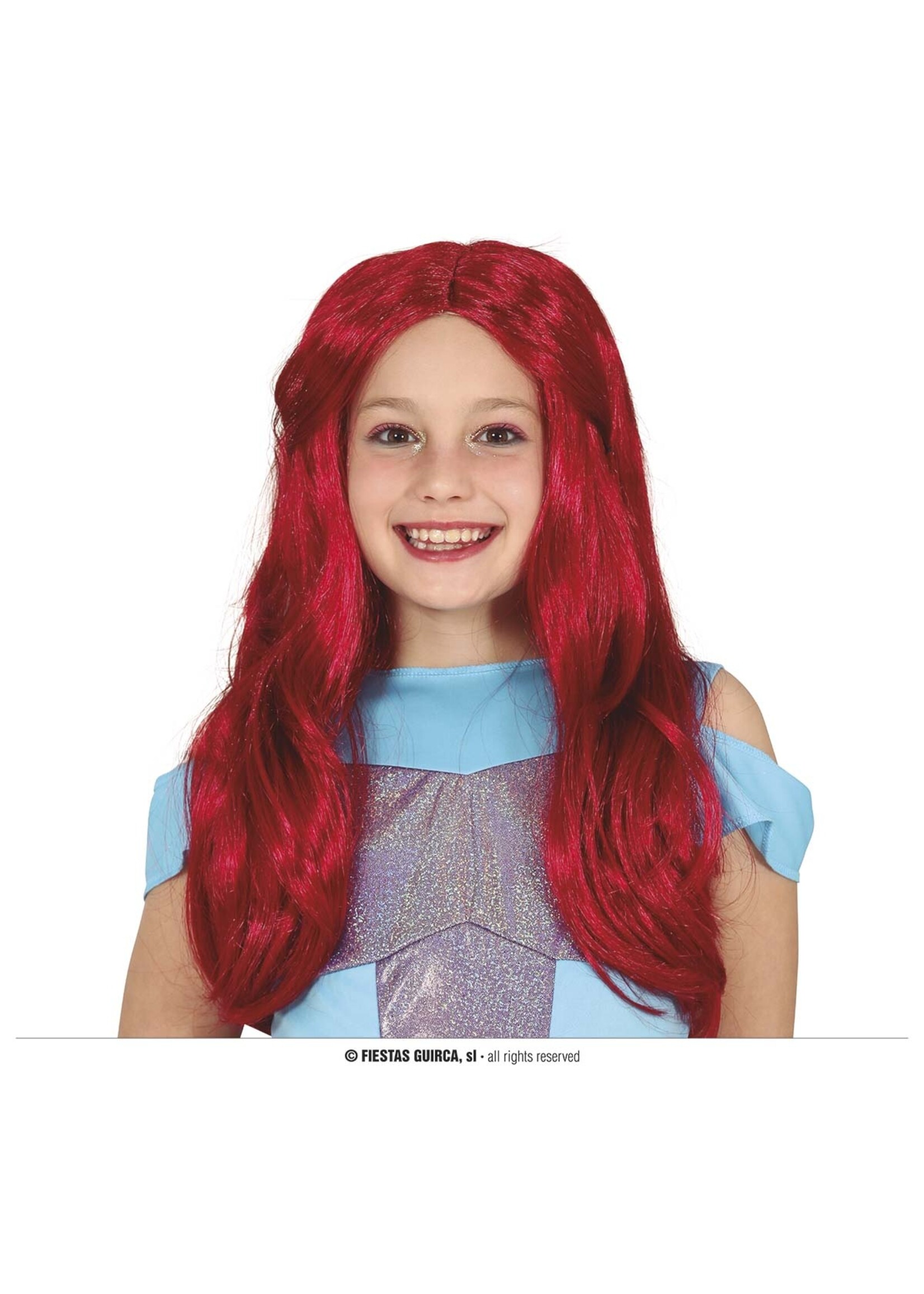 Feestkleding Breda Pruik zeemeermin kind